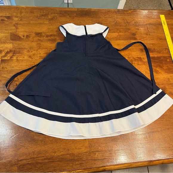 Googled navy red white sailor dress size 6x - Picture 4 of 5